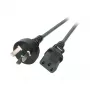 EFB-Elektronik Przewód zasilający Chiny - C13 180°, czarny, 1,8 m, 3 x 0,75 mm² Producent: EFB Elektronik (EK492.1,8V2)