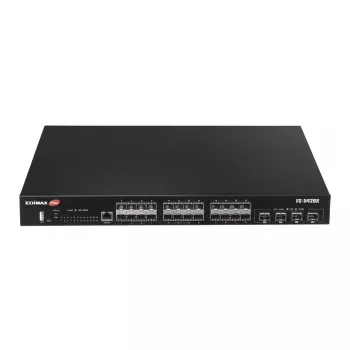 Przełącznik sieciowy EDIMAX FS-5428X — 24 porty Gigabit SFP, 4 × porty 10GbE SFP+