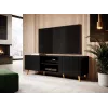 Cama szafka RTV PAFOS 150x42x52 czarny matowy