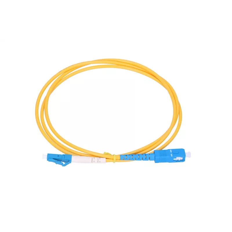 Patchcord Extralink LC/UPC – SC/UPC single-mode G.652D, simplex, 3 mm, 0,5 m