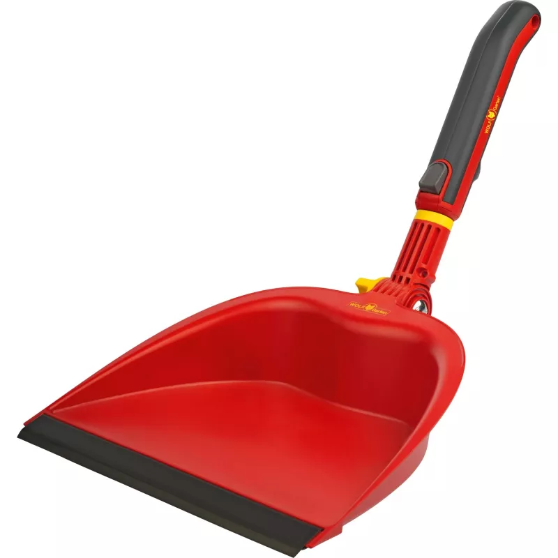 Szufelka WOLF-Garten BK-M 25 cm czerwony/szary — zewnętrzna szufelka ogrodowa, kompaktowa szerokość 25 cm