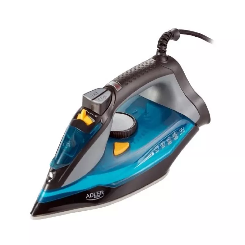 Adler AD 5032 żelazko parowe, 3000 W, niebiesko-szare