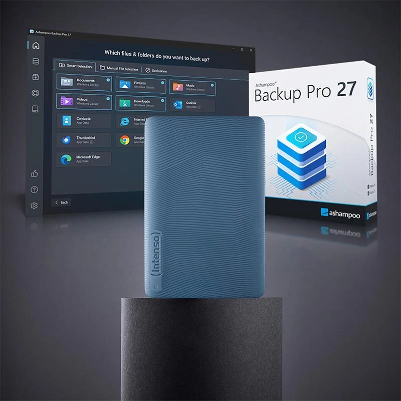 Zewnętrzny dysk HDD | INTENSO | 1000 GB | Kolor niebieski | 6029565