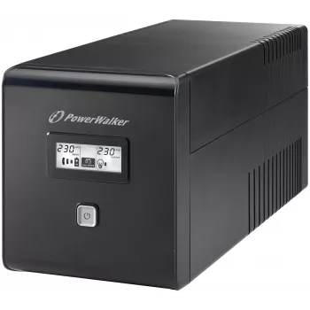 PowerWalker VI 1000 LCD 1 kVA 600 W 4 gniazda AC