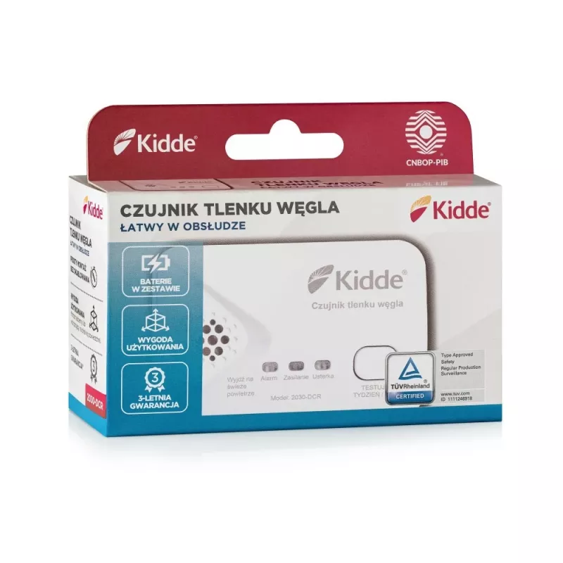 Kidde Czujnik tlenku węgla 2030-DCR