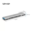 LogiLink Hub USB 3.2 Gen1 4-portowy USB-A 1x USB3.0 AF 3x USB2.0 AF UA0436