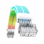 Gamemax | Przedłużacz zasilacza | VGA/CPU 2x8PIN-B | Biały