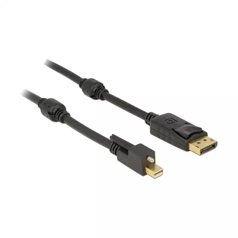 Kabel DisplayPort DeLOCK 83722 Mini DisplayPort 2m Czarny
