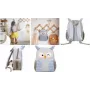 Eberhard Faber Mini Kids Owl Kindergarten Backpack - Fioletowo-beżowy