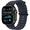 Pasek Apple 49mm Navy Ocean Band Extension z wykończeniem z czarnego tytanu