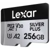 Karta pamięci microSD 256 GB C10 A2 U3 V30 205/150 MB/s Silver Plus
