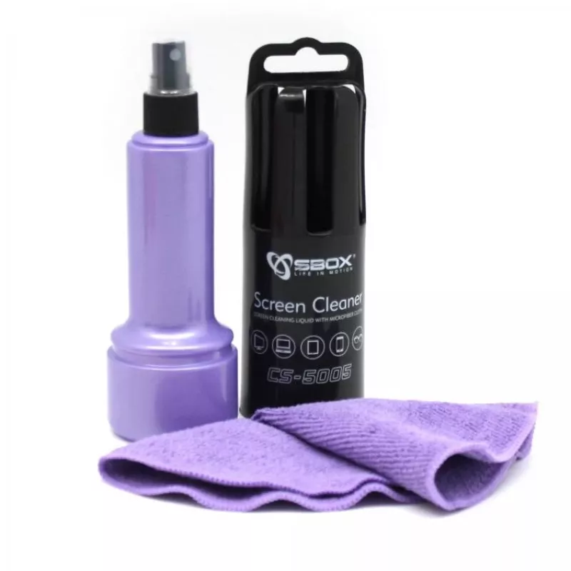 Sbox CS-5005U Środek do czyszczenia ekranów 150ml Fioletowy
