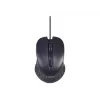Przewodowa klawiatura pełnowymiarowa Gembird KBS-UM-04 USB QWERTY US English z myszą, czarna, kabel 1,5 m