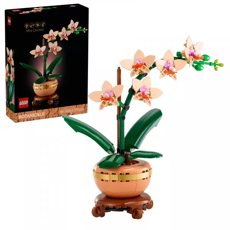 LEGO ICONS 10343 Kolekcja Botaniczna - Mini Orchidea