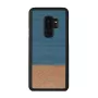 Etui na smartfona man and wood do Samsung Galaxy S9 Plus — denim Czarny