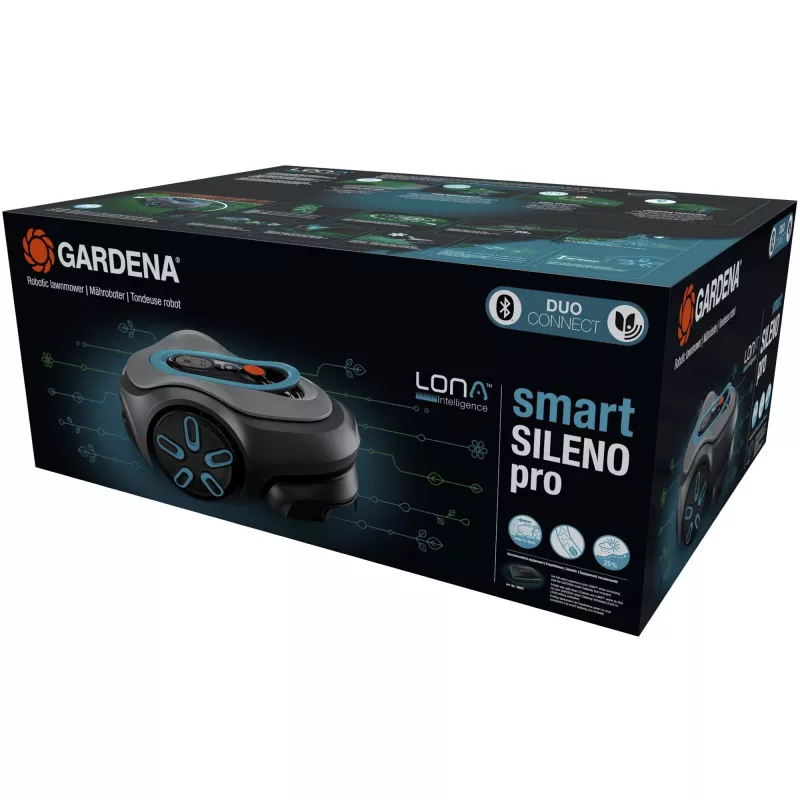Kosiarka automatyczna Gardena smart SILENO pro bateria 600 m² 16 cm