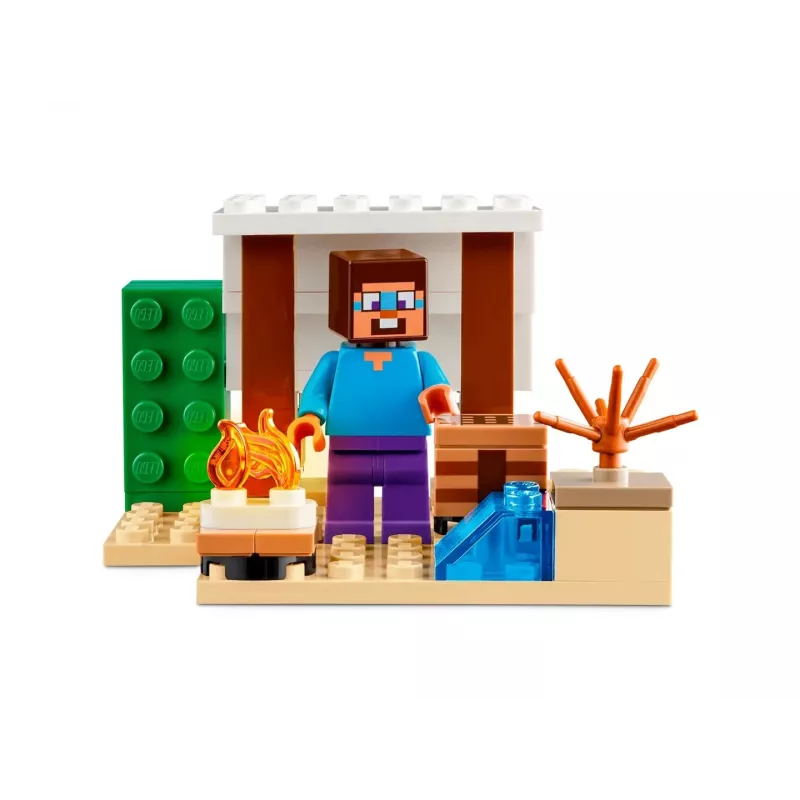 Lego Minecraft 21251 Wyprawa Steve'a na pustynię Zestaw z biomem