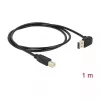 Kabel USB DeLOCK 85558 USB 2.0 1 m USB A USB B Czarny