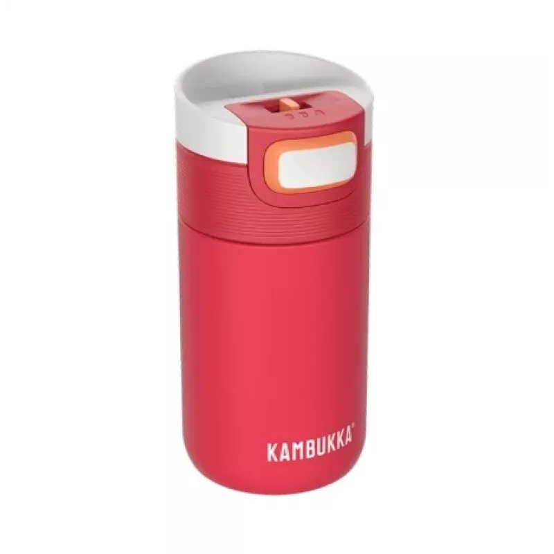 Kubek termiczny Kambukka ETNA 300 ml — stal nierdzewna, izolacja próżniowa, odporny na rozpryskiwanie z pokrywką SnapClean, średnica 7,1 cm