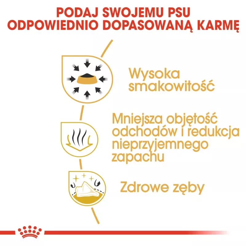 Sucha karma dla psa Royal Canin Chihuahua Adult 1.5 kg — Kurczak, 28% białka, rasa mała/X‑mała