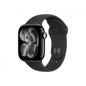 Apple Watch Series 11 GPS + Cellular 42mm Jet Czarny Aluminium Case with Czarny Sport Band - M/L | Apple