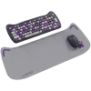 Bezprzewodowy zestaw klawiatura i mysz CANYON HSET-W6 Kitty Edition – fioletowy