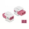 Moduł Keystone LC Duplex żeński na LC Duplex żeński DeLOCK 86818