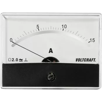 Voltcraft AM-86X65/15A/DC przyrząd pomiarowy do instalacji AM-86X65/15A/DC 15 A miernik magnetoelektryczny (AM-86X65/15A/DC)
