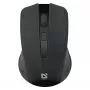Bezprzewodowa mysz RF DEFENDER Accura MM-935 — optyczna 1600 DPI, symetryczna, 3 przyciski, odbiornik USB, czarna