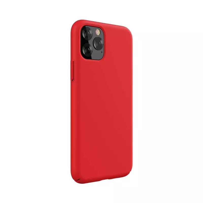 Etui na telefon Devia Nature Series do iPhone 12 Pro Max, silikonowe, czerwone