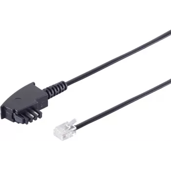 Kabel telefoniczny ShiverPeaks 70000-10 — wtyk TAE F na wtyk Western (RJ), 10 m