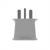 Adapter zasilania GEMBIRD A-AC-UKMINTF — wtyczka UK Type G na gniazdo IEC C13, 15A