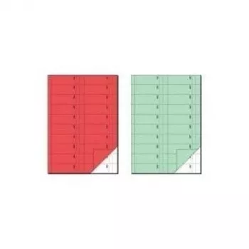 Bloczek formularzy Sigel BO111 A4 1000 kopii (2 zestawy po 50 arkuszy) jasnozielony