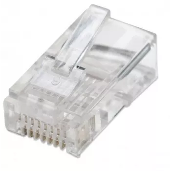 Intellinet 502375 złącze przewodu RJ-45 Przezroczysty