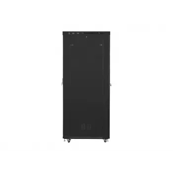 Szafa rack 19 cali LANBERG FF01-8247-12BL, 47U, 800x1200 mm, szklane drzwi przednie
