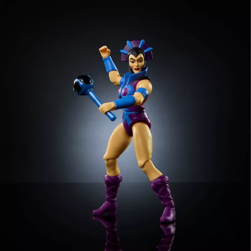 Artykułowana figurka zabawkowa MATTEL Masters of the Universe Origins Evil-Lyn - kolekcjonerska figurka akcji, ruchome stawy