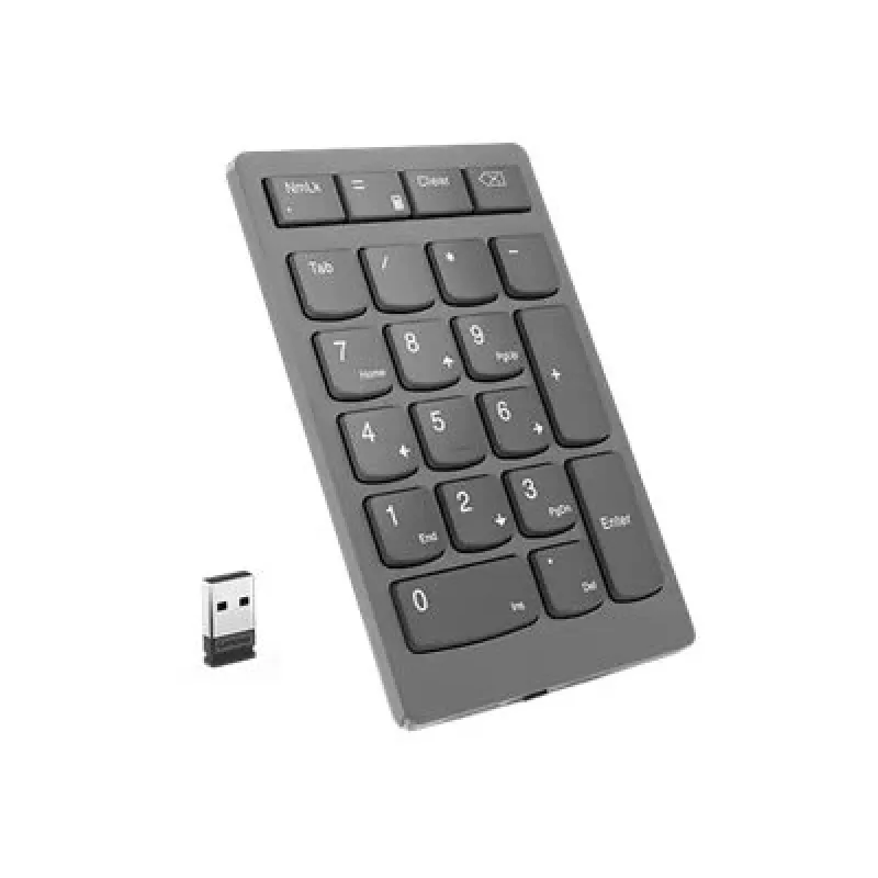 Klawiatura numeryczna Lenovo 4Y41C33791 uniwersalna RF Wireless szara