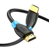Kabel HDMI Vention AACBN 15 m, HDMI Typ A do Typu A, HDMI 2.0, 18 Gbit/s, ARC, pozłacane styki, czarny