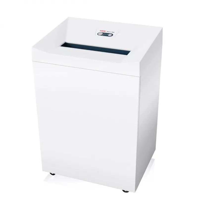 Niszczarka HSM Pure 740 cięcie paskowe 3,9 mm, szerokość robocza 400 mm, niszczy płyty CD i karty kredytowe