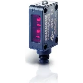 Czujnik fotoelektryczny Datalogic S100-PR-2-D00-PK, czarna obudowa z tworzywa sztucznego, IP67, 12×20×32 mm