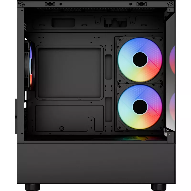 Obudowa komputerowa Micro/Mini-ITX AEROCOOL Geh Viewport Mini-G-BK-v4 ARGB czarna