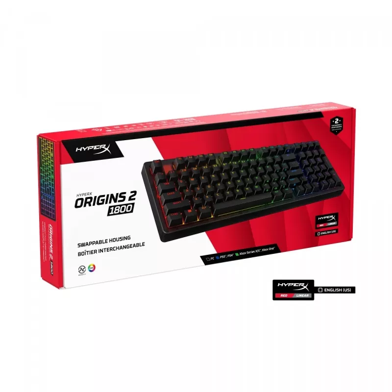 HyperX Origins 2 1800 klawiatura Czarny