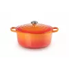 Le Creuset 21177280902430 6,7 L Okrągły Pomarańczowy, Czerwony
