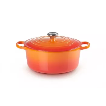 Le Creuset 21177280902430 6,7 L Okrągły Pomarańczowy, Czerwony