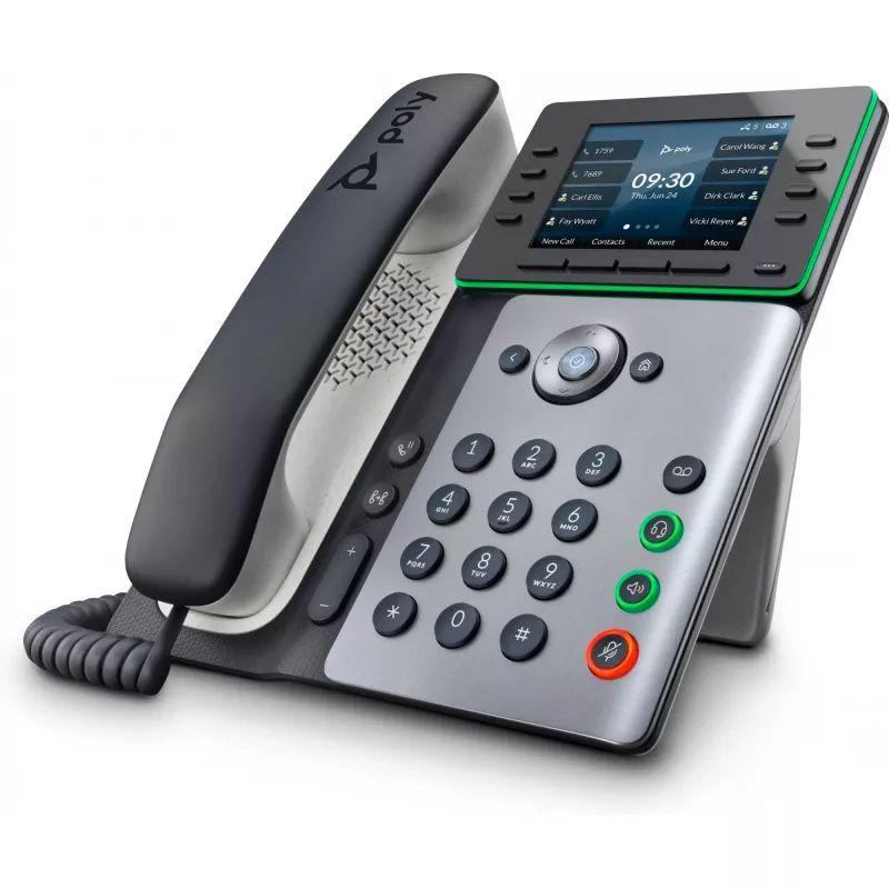 Telefon IP HP Poly Edge E320 i obsługa PoE, IPS, 320 x 240 pikseli, 4:3, HTTPS, ENERGY STAR, EAC, RoHS, Federal Communications Commission (FCC), CE, BSMI