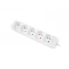 LANBERG PS0-05E-0150-W 1.5M Biały 5X 230V Przedłużacz Lanter KABEL Z PEŁNEJ MIEDZI
