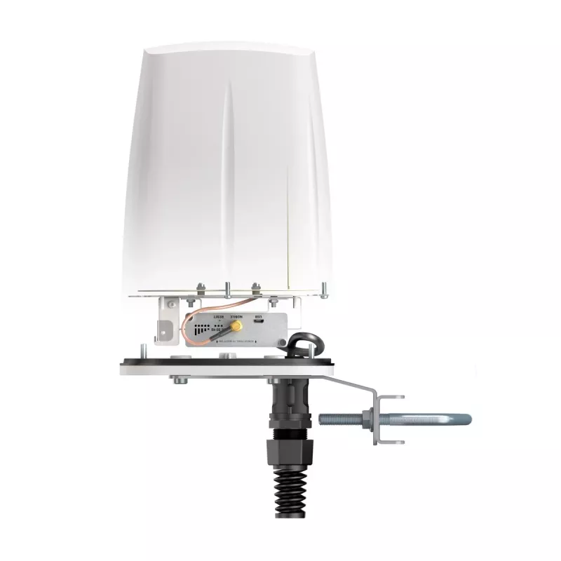 Wielokierunkowa antena sieciowa QuWireless QuSpot A140S-A, PoE/LAN, 0,694–2,7 GHz, do 4 dBi, biała