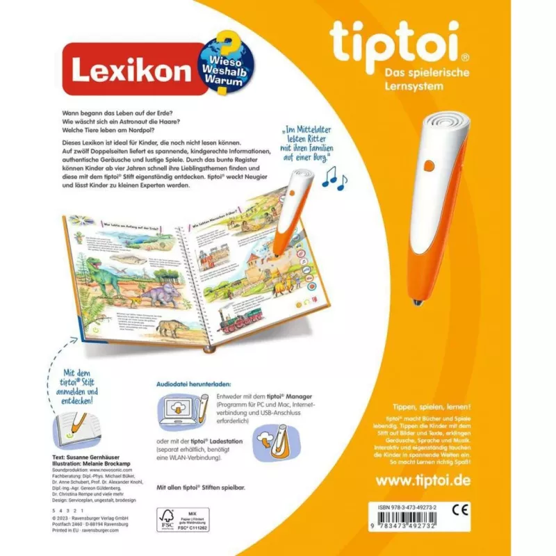 tiptoi Dlaczego? Jak? Po co? Leksykon, Książka edukacyjna