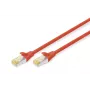 Kabel sieciowy Digitus CAT 6A S/FTP RJ-45 Cat6a 2m Czerwony