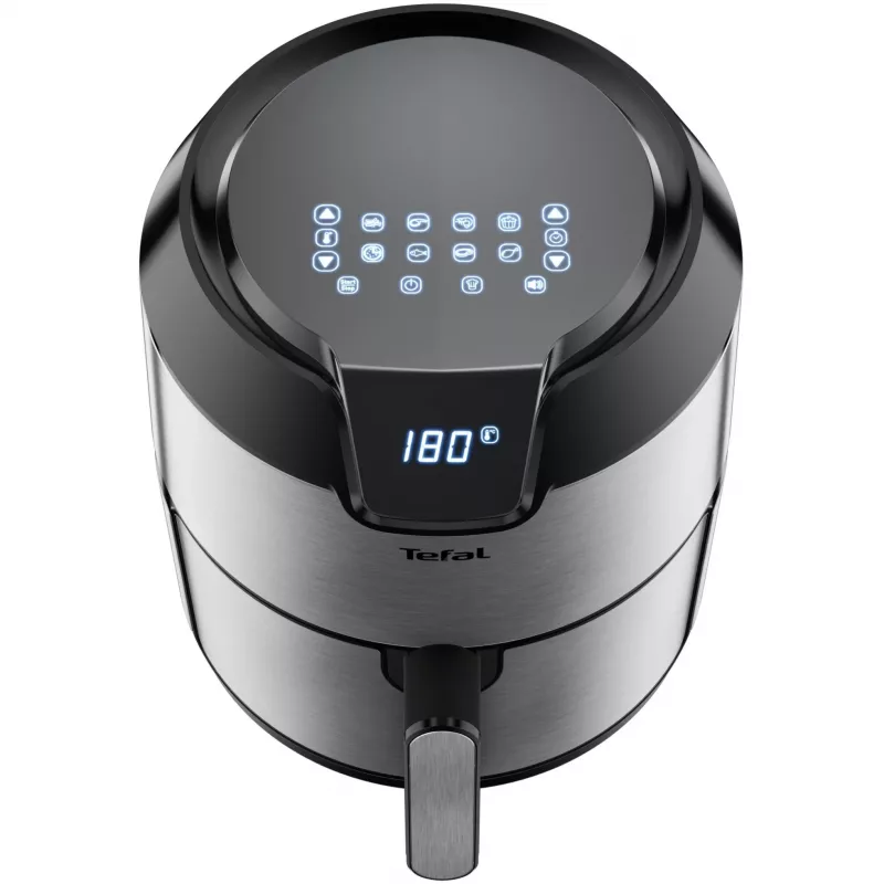 Tefal Easy Fry EY401D Single 4.2 L Stand-alone 1500 W Frytkownica beztłuszczowa Czarny, Stal nierdzewna